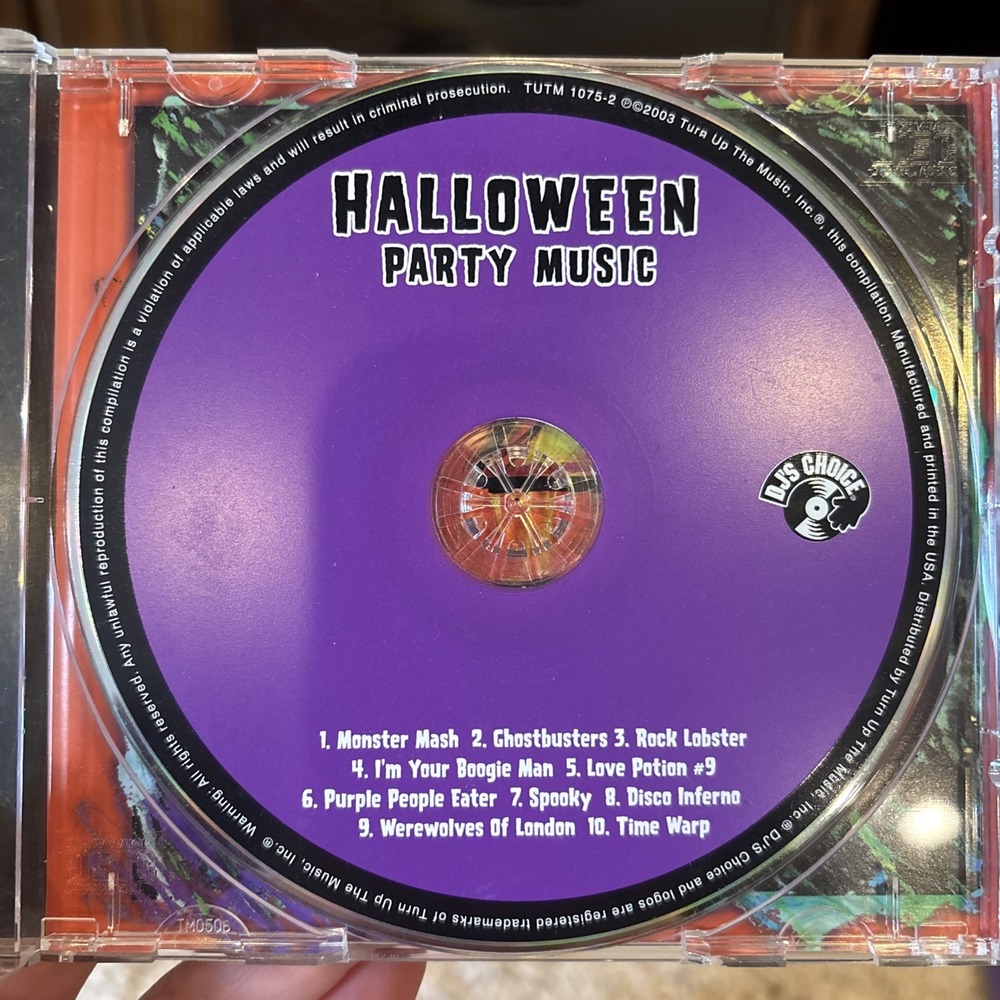 Halloween Party Music by Dj's Choice (CD, 1998)